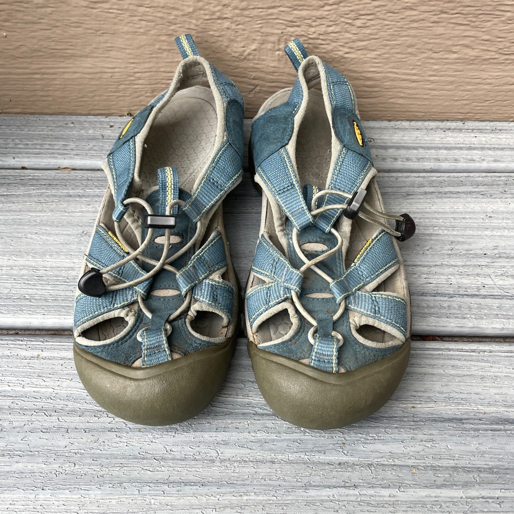 Keen Venice H2 Sandals Women Size 9.5? Waterproof Blue Outdoor Hiking Closed Toe
